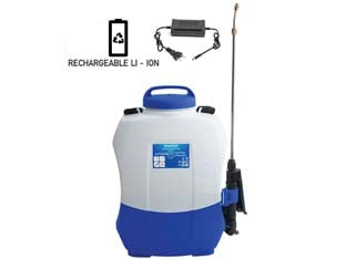 POMPA A ZAINO A BATTERIA LITHIUM 8 LI-ION LT.8- - cm.28x17x45h. - 1 pezzi