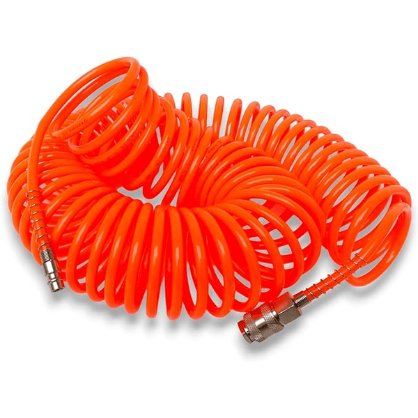 TUBO A SPIRALE CON RACCORDI A BAIONETTA IDEAL STAR Ø 6x8 mm - 10 mt - IDEAL STAR