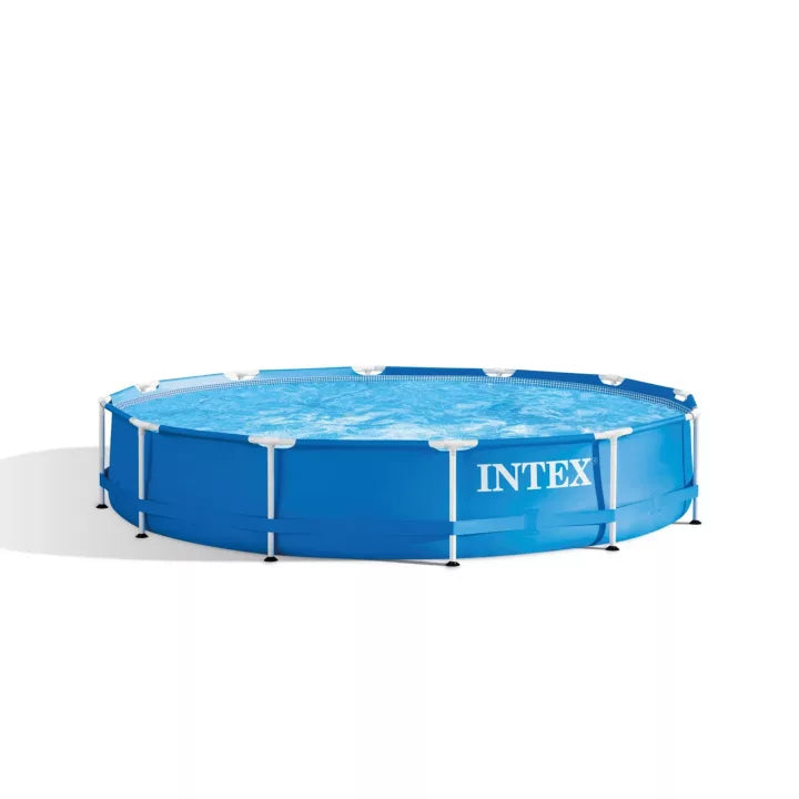 Intex PISCINA TONDA FRAME TELAIO PORTANTE CON POMPA FILTRO  Ø cm. 366x76 h
