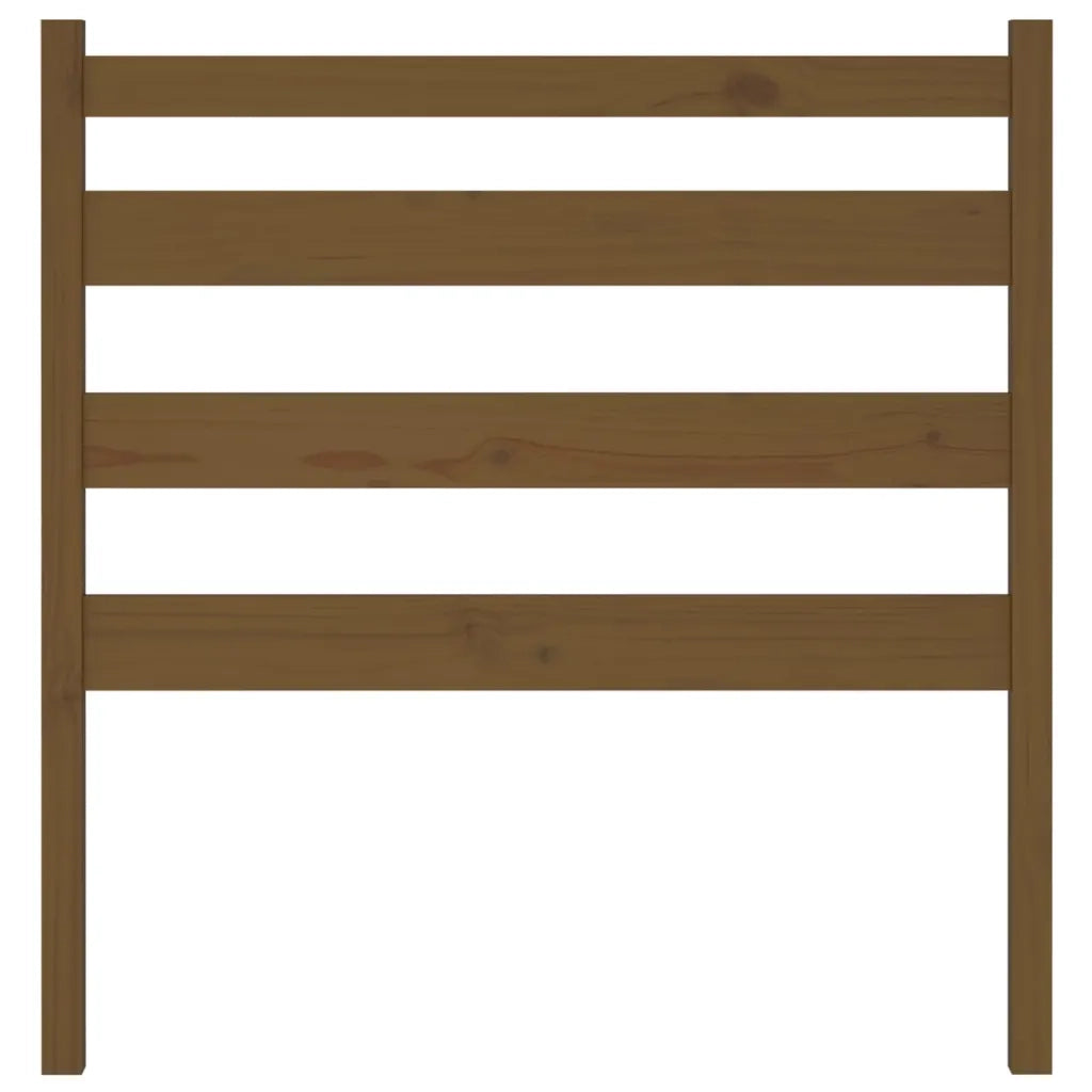 Testiera per Letto ambra 96x4x100 cm in Legno Massello di Pino 818403