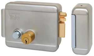 Yale ELETTROSERRATURA APPL.C/PULSANTE+S Acciaio Zincato Art. 688 E. 50 Dx