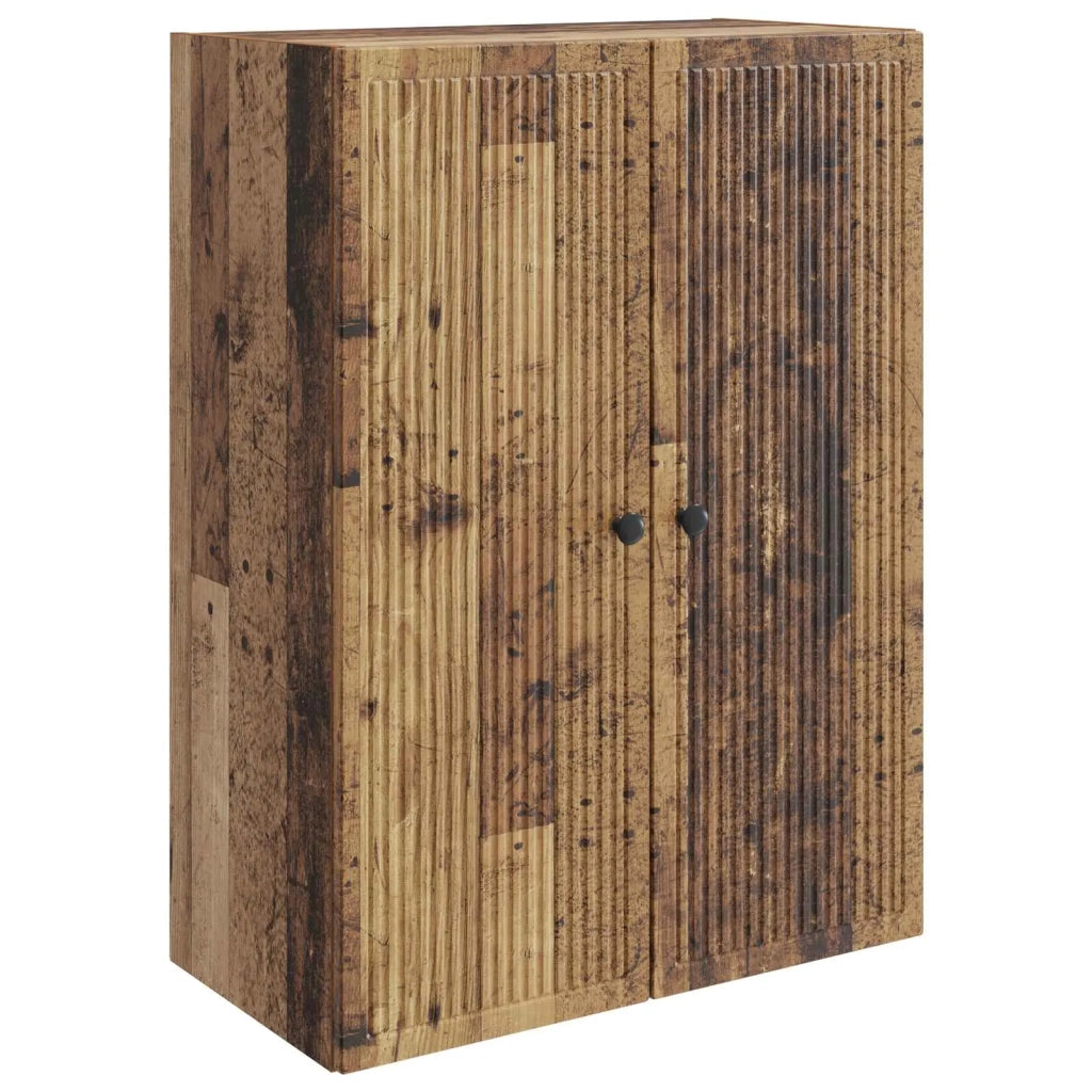 Mobiletto a muro Legno antico 66 x 34,5 x 90 cm 897893