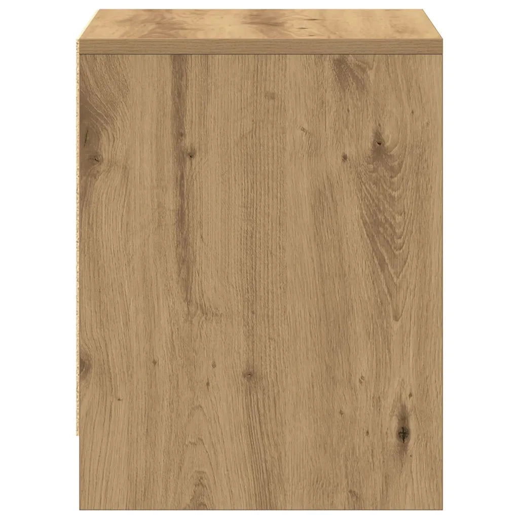 Armadio da Notte 2 pcs Rovere artigianale 45 x 34 x 44,5 cm 863356