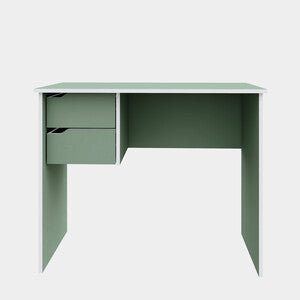 SCRITTOIO 2 CASSETTI 90X50X73 CM VERDE SALVIA- 1,0 pz