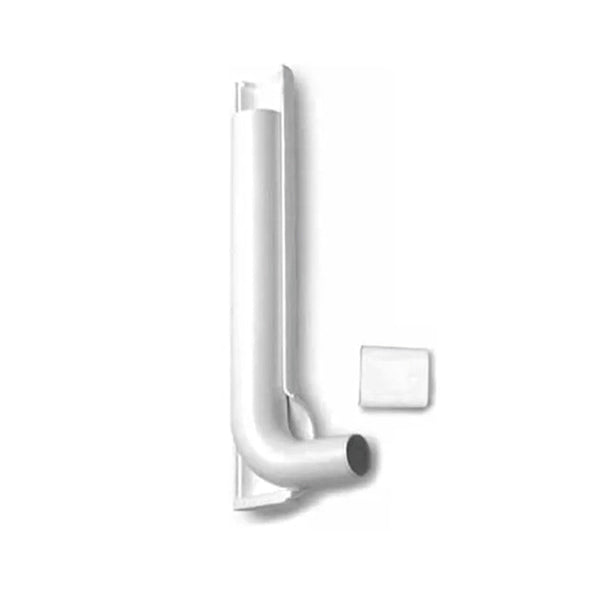 TUBO CACCIATA DI RISCIACQUO CON RIVESTIMENTO E TAPPO PER CASSETTA SARA- cm 35x11 D. 50-40mm- PUCCI- pezzi 1