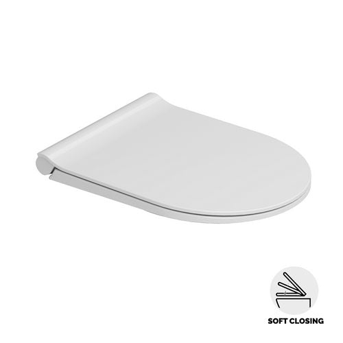 SEDILE WC MIRTO ROUND SOFT CLOSING- Bianco- DOLOM- pezzi 1