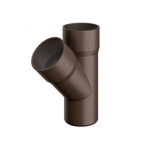 BRAGA SEMPLICE 45Â° PER TUBO PLUVIALE- Diam. 100 Ramata- EDILP- pezzi 1