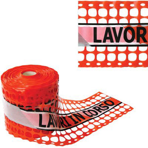 RETE PROTEZIONE CANTIERE LAVORI IN CORSO TENAX - GR 150/MQ H.CM 20 ML 100