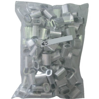 MORSETTO X FILO NYOFIL WORKIT - ALLUMINIO MM 3- 100 pezzi