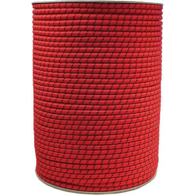 CORDA ELASTICA IN BOBINA - ROSSA MM  8 MT 100