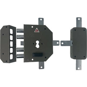 SERRATURA LEGNO APPLICARE 2350 PE CR - F.SAGOM M2 QUINT+SCR E.MM 60 SX