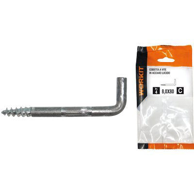 CODETTA A VITE SELF WORKIT - MM  8X 80 CF=PZ 4- 5 confezioni