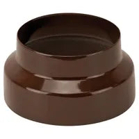 RIDUZIONE SMALTATA 'CLASSIC' Ø 100-80 mm - Col. marrone - SAVE