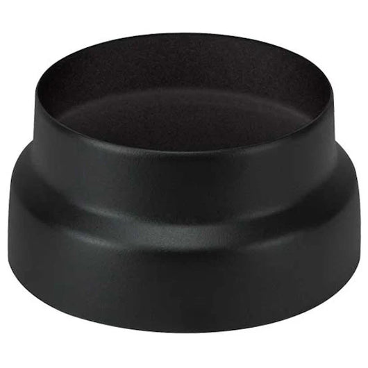 RIDUZIONE SMALTATA 'CLASSIC' Ø 100-80 mm - Col. nero - SAVE