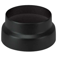 RIDUZIONE SMALTATA 'CLASSIC' Ø 120-100 mm - Col. nero - SAVE