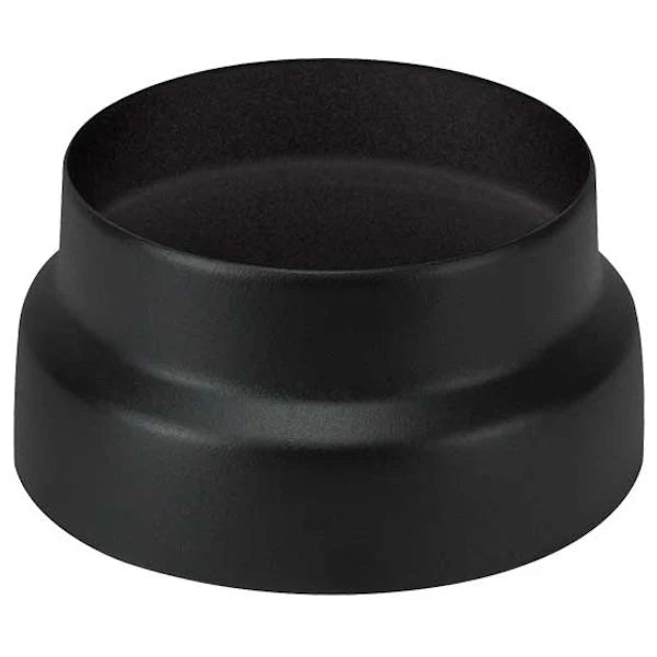 RIDUZIONE SMALTATA 'CLASSIC' Ø 120-100 mm - Col. nero - SAVE