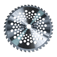 DISCO PER DECESPUGLIATORE PROFESSIONALE 'TUNGSTENO' IDEAL STAR Ø mm 255x25.4 - 40 denti - IDEAL STAR