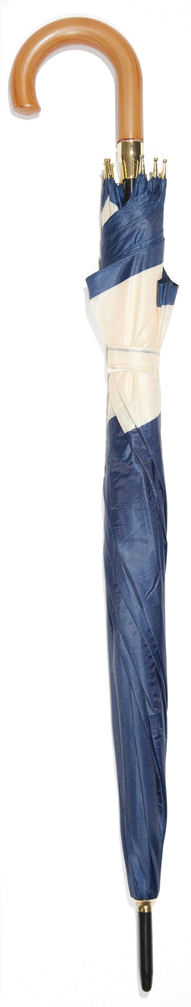 Gallotti OMBRELLO LUNGO AUTOMATICO Art. G 501 Tinta unita fascia Beige Col. Assortiti