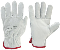 GUANTI IN PELLE BOVINO DORSO IN CROSTA  tg.11 10.00 paia