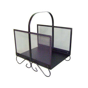 C PORTALEGNA P/CAMINO 41X33XH48CM NERO- 1,0 pz