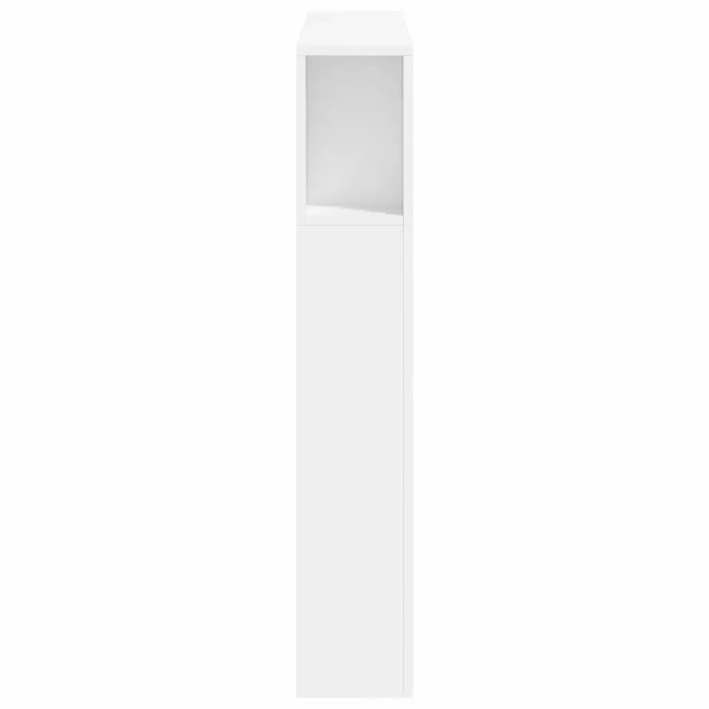 Testiera LED Bianca 100x18,5x103,5 cm Legno Multistrato 837330