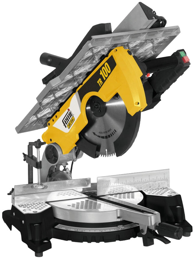 Femi TRONCATRICE PER LEGNO CON PIANETTO SUPERIORE ''TR100'' 2000 W ø 305 mm