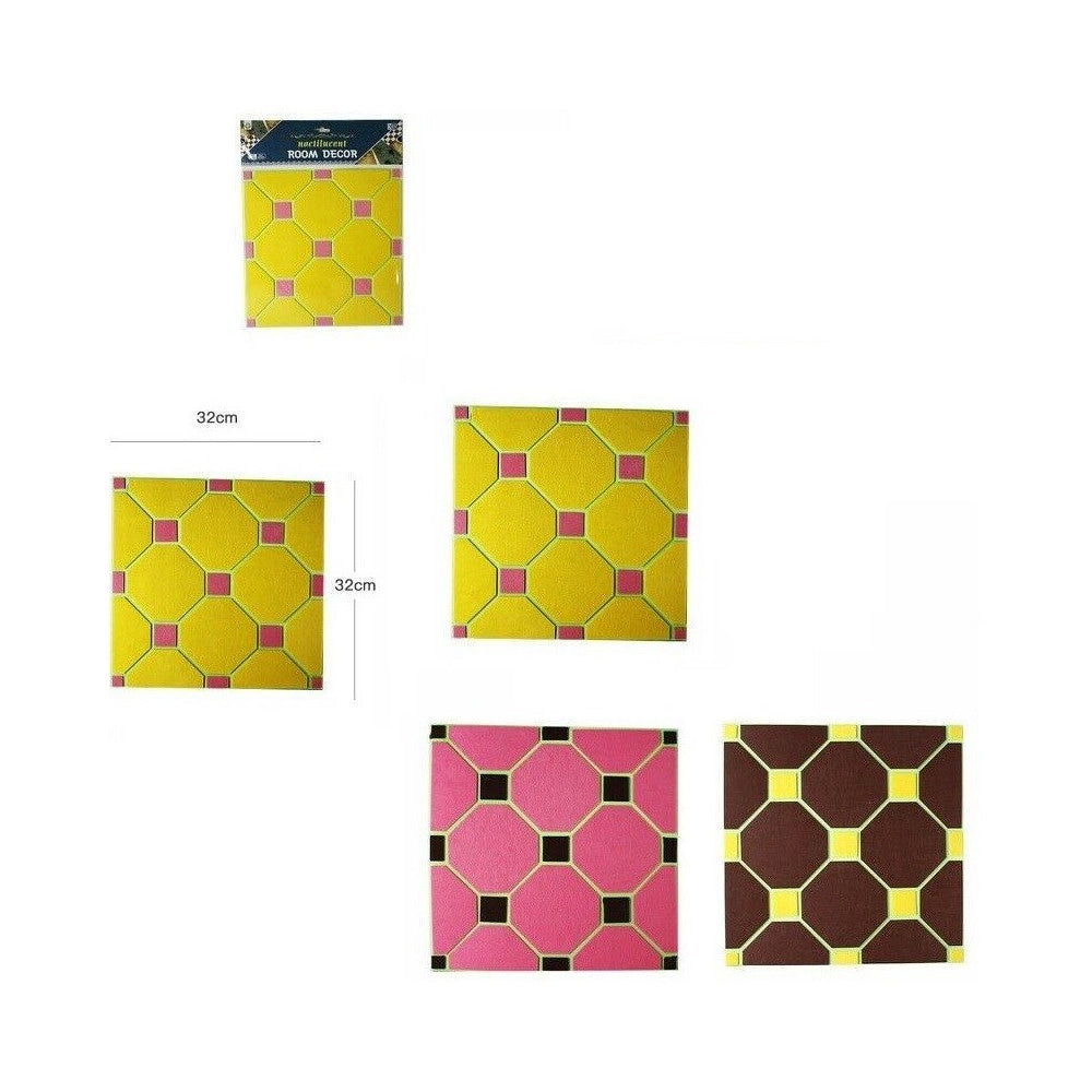 Trade Shop - 3d Piastrella Mattonella Adesivo Da Parete Muro Pannello 30x30cm 64387 -
