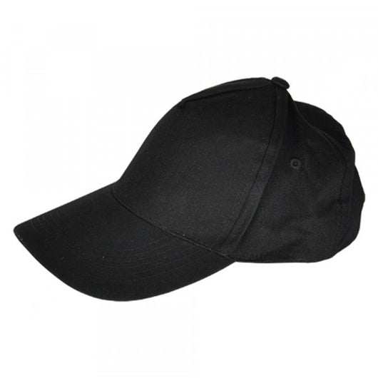 BERRETTO CON CHIUSURA REGOLABILE col. nero- 6 pezzi