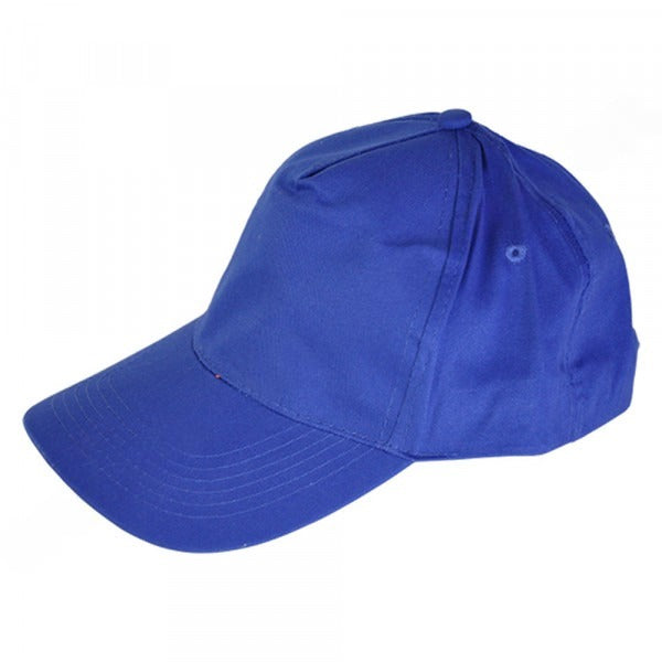 BERRETTO CON CHIUSURA REGOLABILE col. blu royal- 6 pezzi