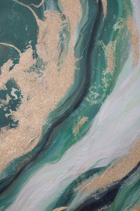 Dipinto su Tela Greenery 80x2,8x100 cm in Legno di Pino e Canvas Multicolor