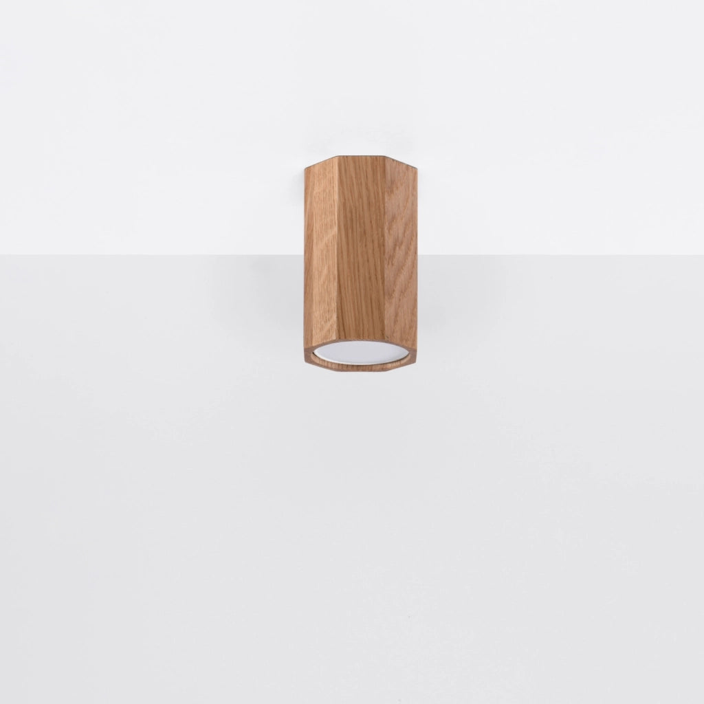 Spot soffitto RUVANO 10 rovere scuro GU10 Pure Lume
