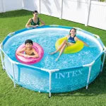 PISCINA CON TELAIO 'LINEA FRAME' cm 305 x 76 - 4485lt pompa 1250 l/h  - INTEX