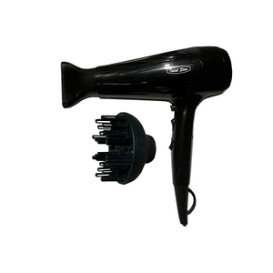 ASCIUGACAPELLI PROFESSIONALE AGLI IONI IDEAL STAR 1800-2200 Watt/ Con diffusore - IDEAL STAR