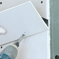 Set guide profilo in lamiera zincata per strutture curve e design innovativo *** pezzi 8, misure 29 x 29 x 29 mm, con...