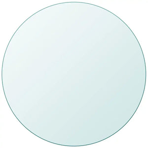 Piano Tavolo Rotondo in Vetro Temperato 600 mm 243627