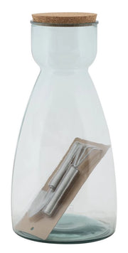 VASO GARDEN VETRO RICICLATO CM  � 21,5X43,5 (MADE IN SPAIN)
