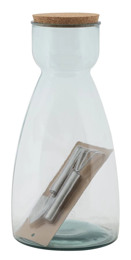 VASO GARDEN VETRO RICICLATO CM  � 21,5X43,5 (MADE IN SPAIN)