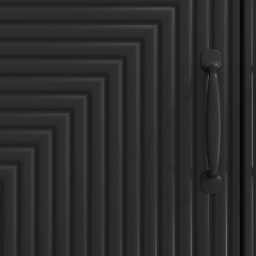 Credenza Nero 66 x 34,5 x 89,5 cm Legno ingegnerizzato 894816