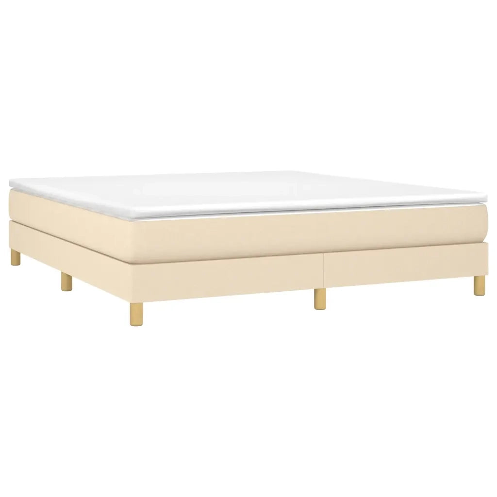 Giroletto a Molle Crema 160x200 cm in Tessuto cod mxl 66666