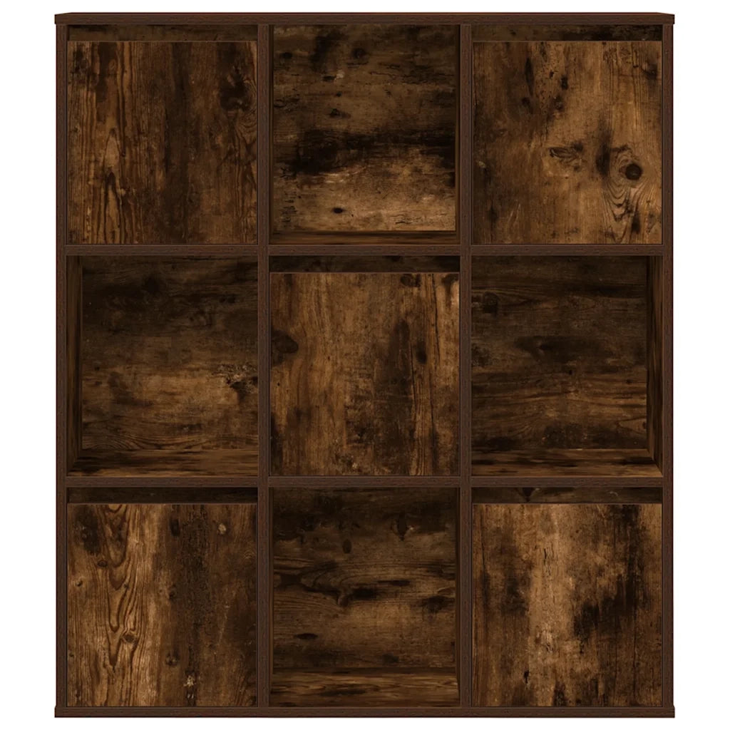 Libreria Rovere Fumo 89x24x101,5 cm in Legno Multistrato