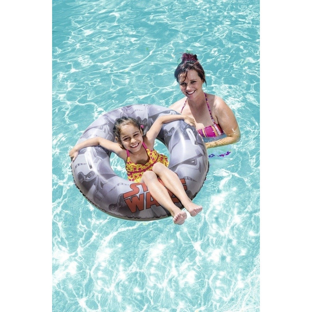 Trade Shop - Salvagente Ciambella Gonfiabile Con Maniglie Star Wars 91cm Per Mare Piscina 019952 -