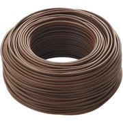 Cavo elettrico cordina unipolare marrone antifiamma FS17 1 x 1,5 mm - prezzo al mt -