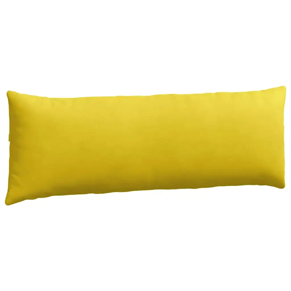 Cuscini da Divano 2 pcs Giallo 120 x 40 cm Tessuto in Cords