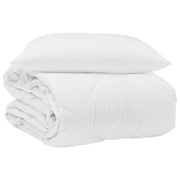 Piumone | Duvet Estivo con cuscino 2 pz Bianco Microfibra
