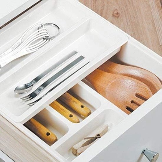Cassettiera per cassetta - mobile per utensili, cucchiai, forchette, coltelli, grande