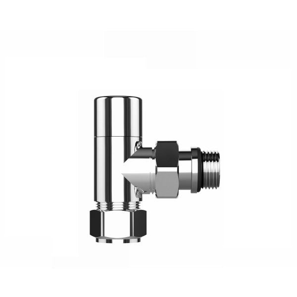 DETENTORE PER RADIATORI CROMATA ATTACCO SQUADRO - 1/2 DETENTORI  - MAM