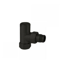 DETENTORE PER RADIATORI NERO OPACO ATTACCO SQUADRO 1/2 DETENTORE ARTECLIMA