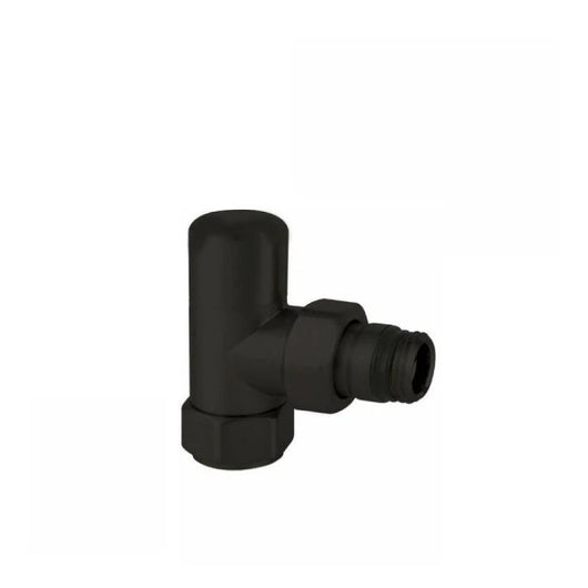 DETENTORE PER RADIATORI NERO OPACO ATTACCO SQUADRO 1/2 DETENTORE ARTECLIMA