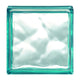 VETRO MATTONE ONDULATO 19 X 19  Verde     MADE IN ITALY