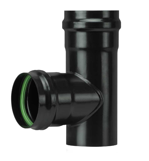 RACCORDO A T PER STUFE A PELLET 'LIGHT' Ø 80 mm - SAVE